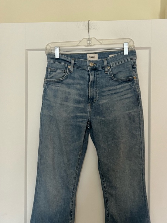 COH Isola Mid Rise Cropped Bootcut Mid Blue Wash Jeans 26 - Picture 4 of 9